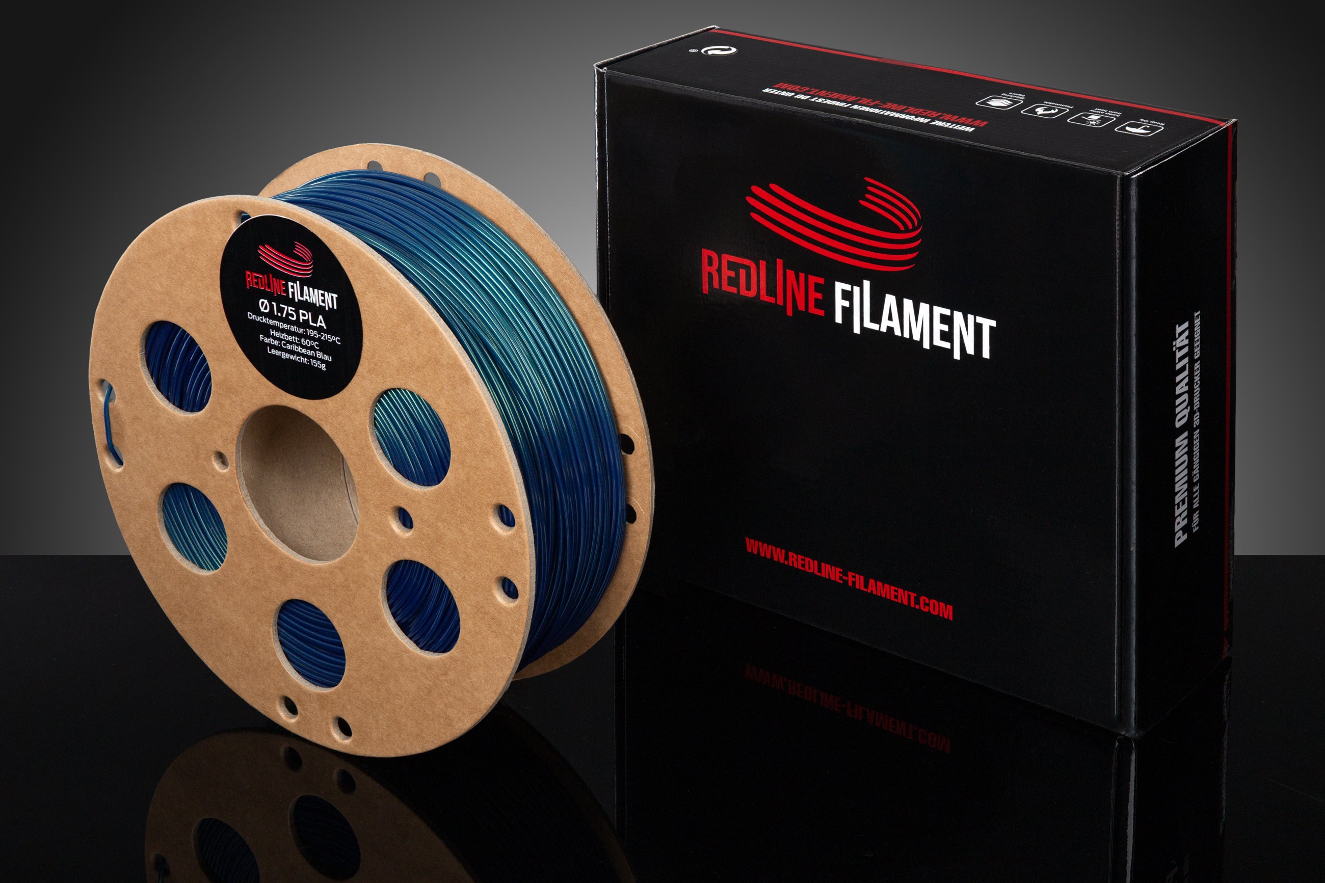PLA Filament Caribbean Blau