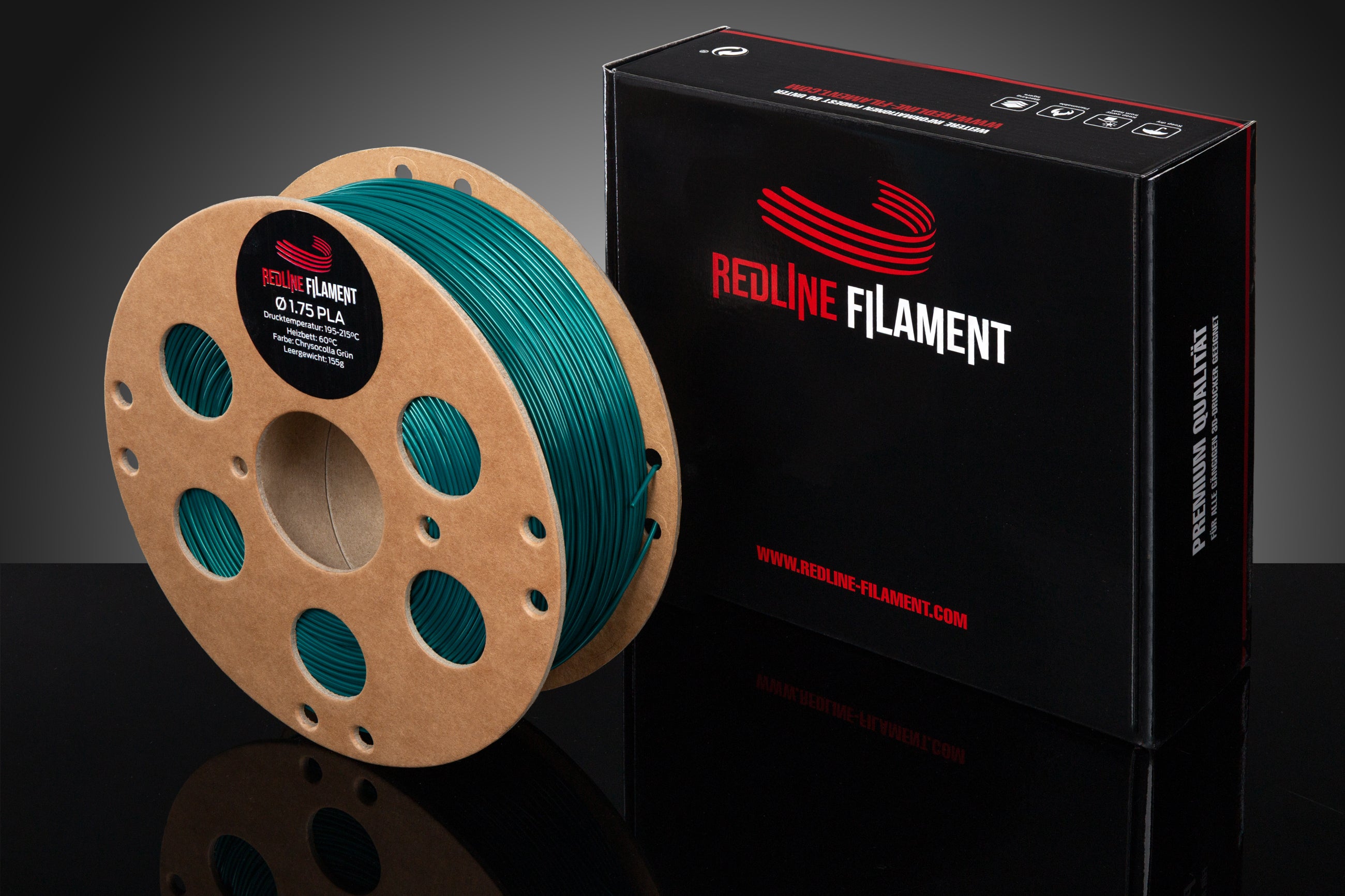 PLA Filament Chrysocolla Grün