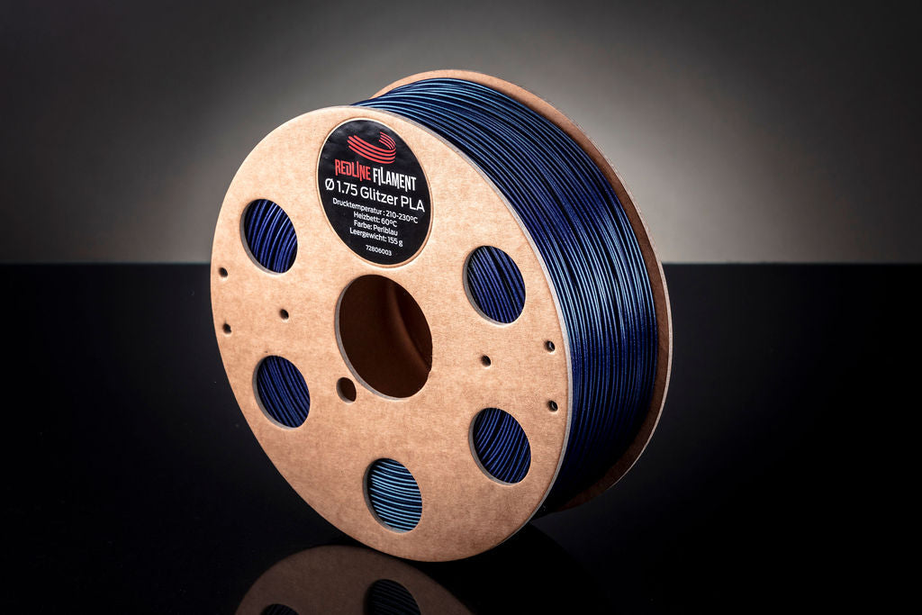 Glitzer PLA Perlblau