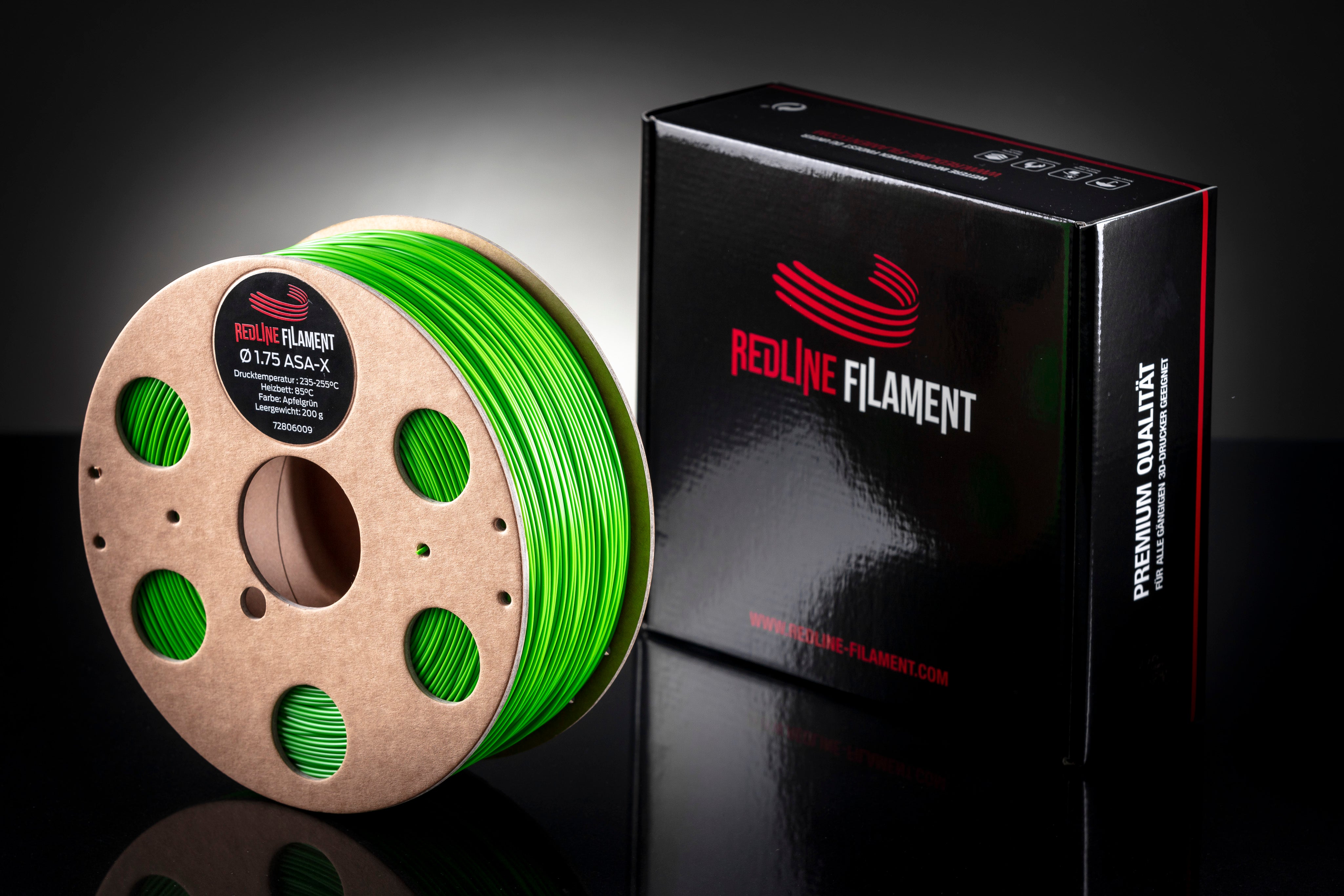 ASA-X Filament Apfelgrün (1,75mm)
