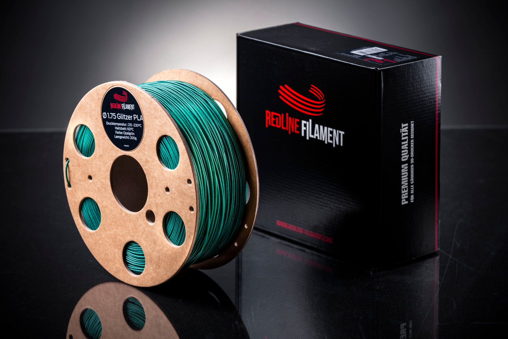 Glitzer PLA Opalgrün