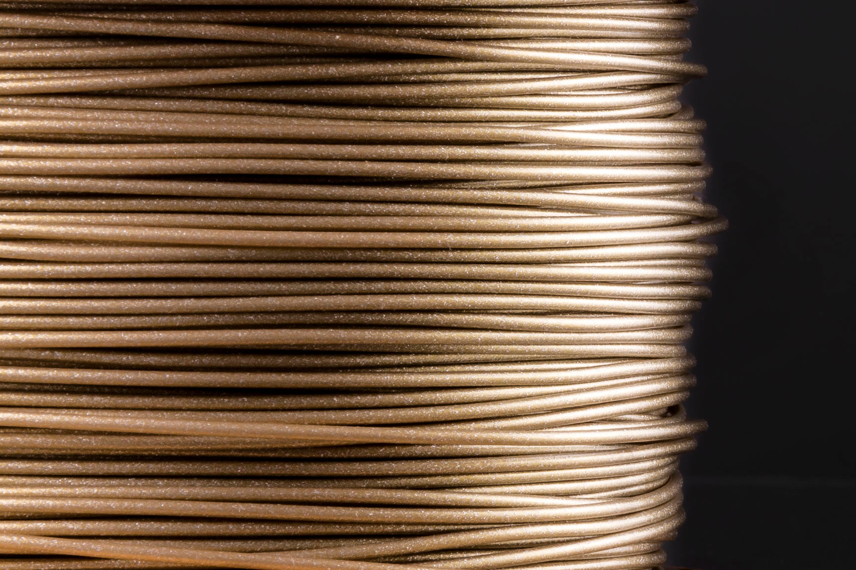 Glitzer PLA Ockergelb