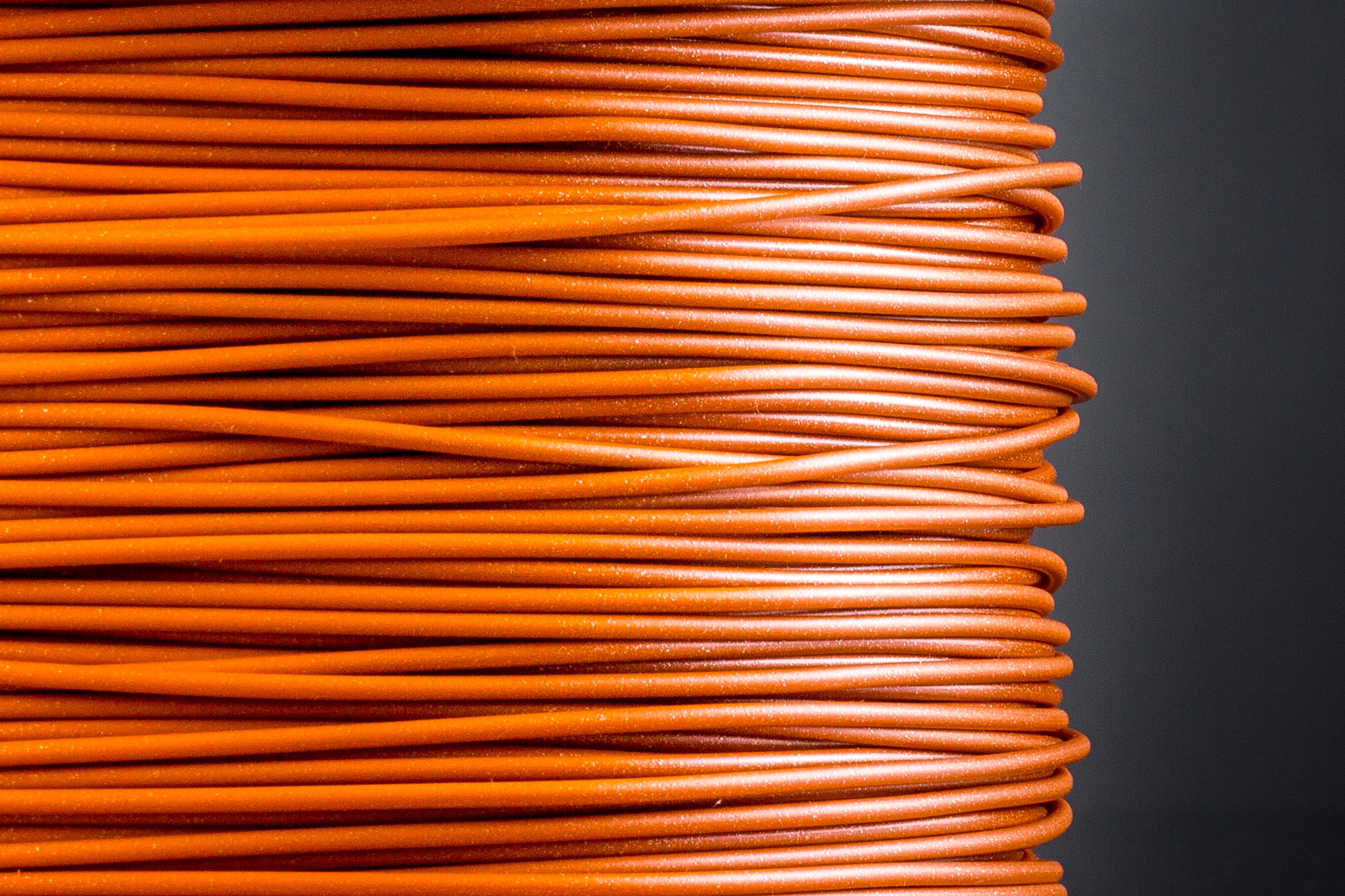 Glitzer PLA Rotorange