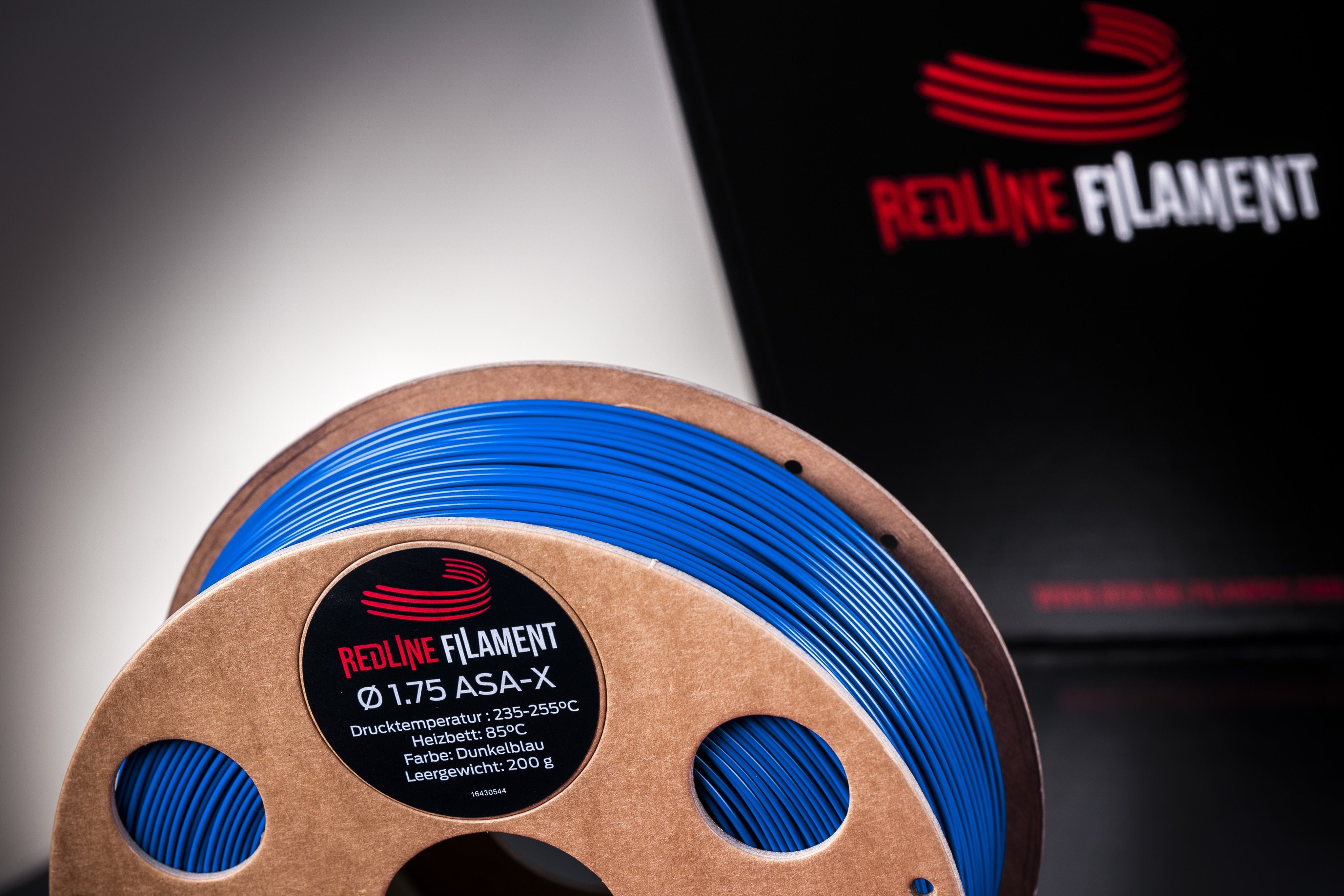 ASA-X Filament Dunkelblau (1,75mm) ASA REDLINE FILAMENT Dunkelblau 1 kg