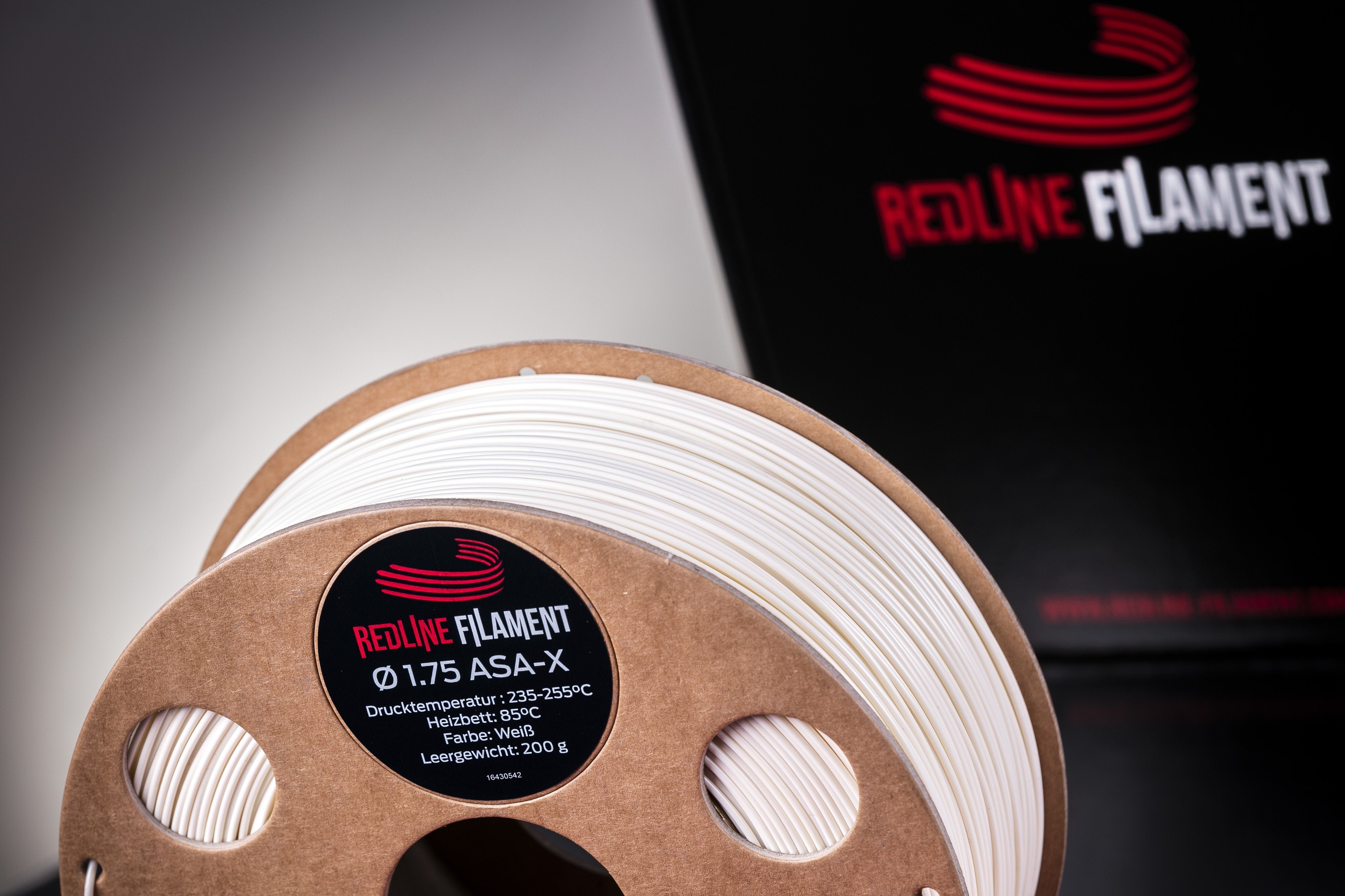 ASA-X Filament Weiß (1,75mm) ASA REDLINE FILAMENT Weiß 1 kg