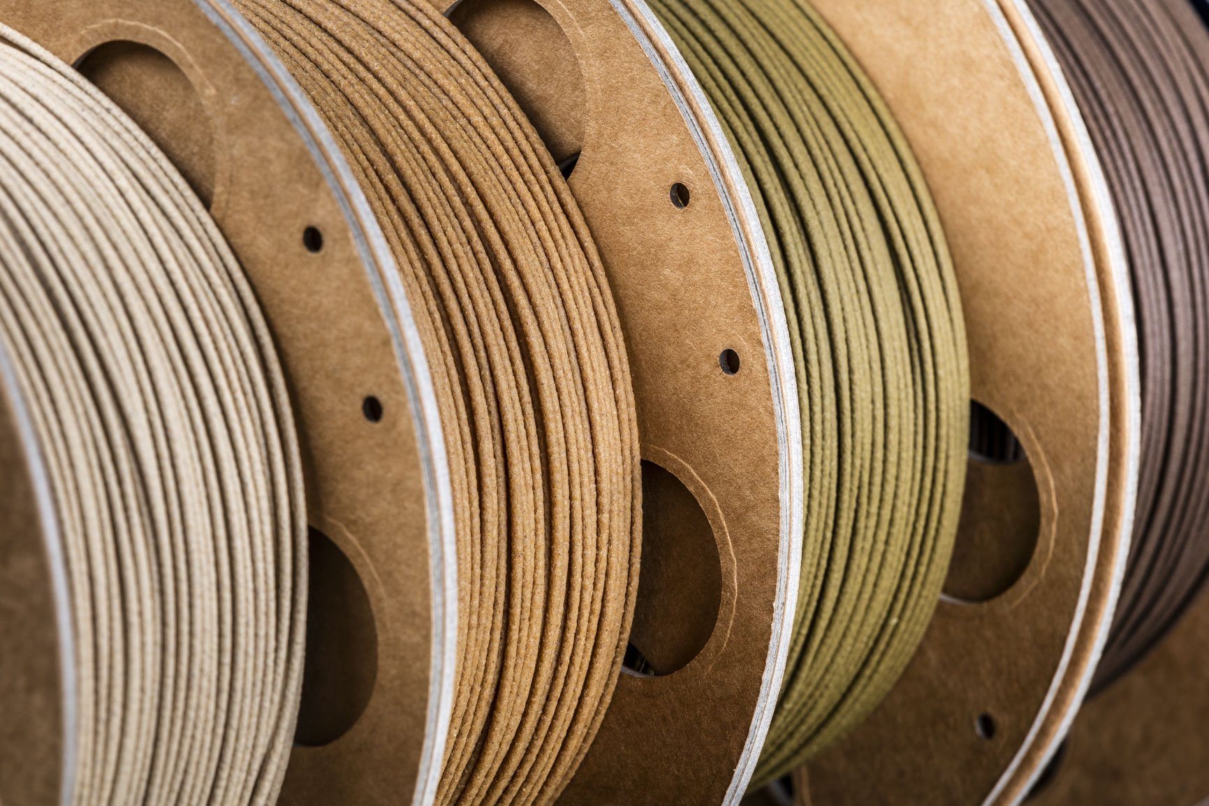 Bundle von Holz Filament Samples (1,75mm) REDLINE FILAMENT