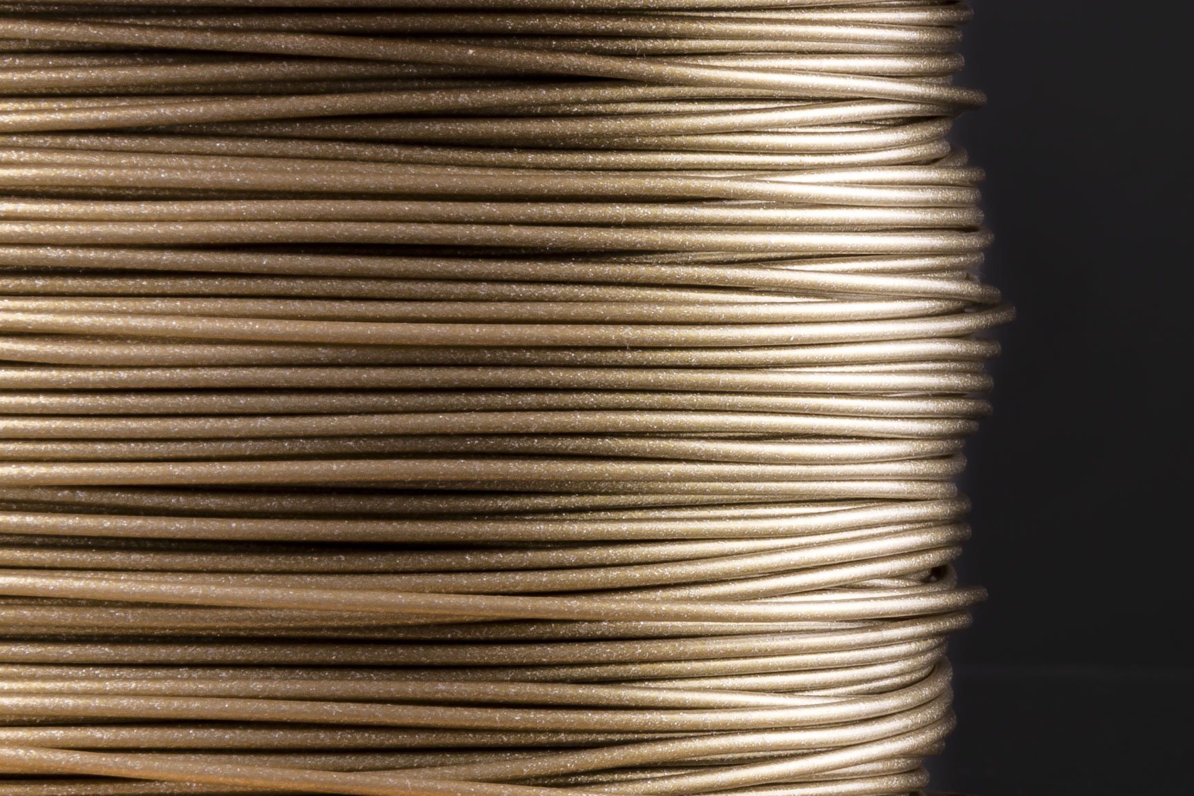 Glitzer PLA Sample (1,75mm) Glitzer PLA Sample REDLINE FILAMENT Ockergelb 1.75 50 g