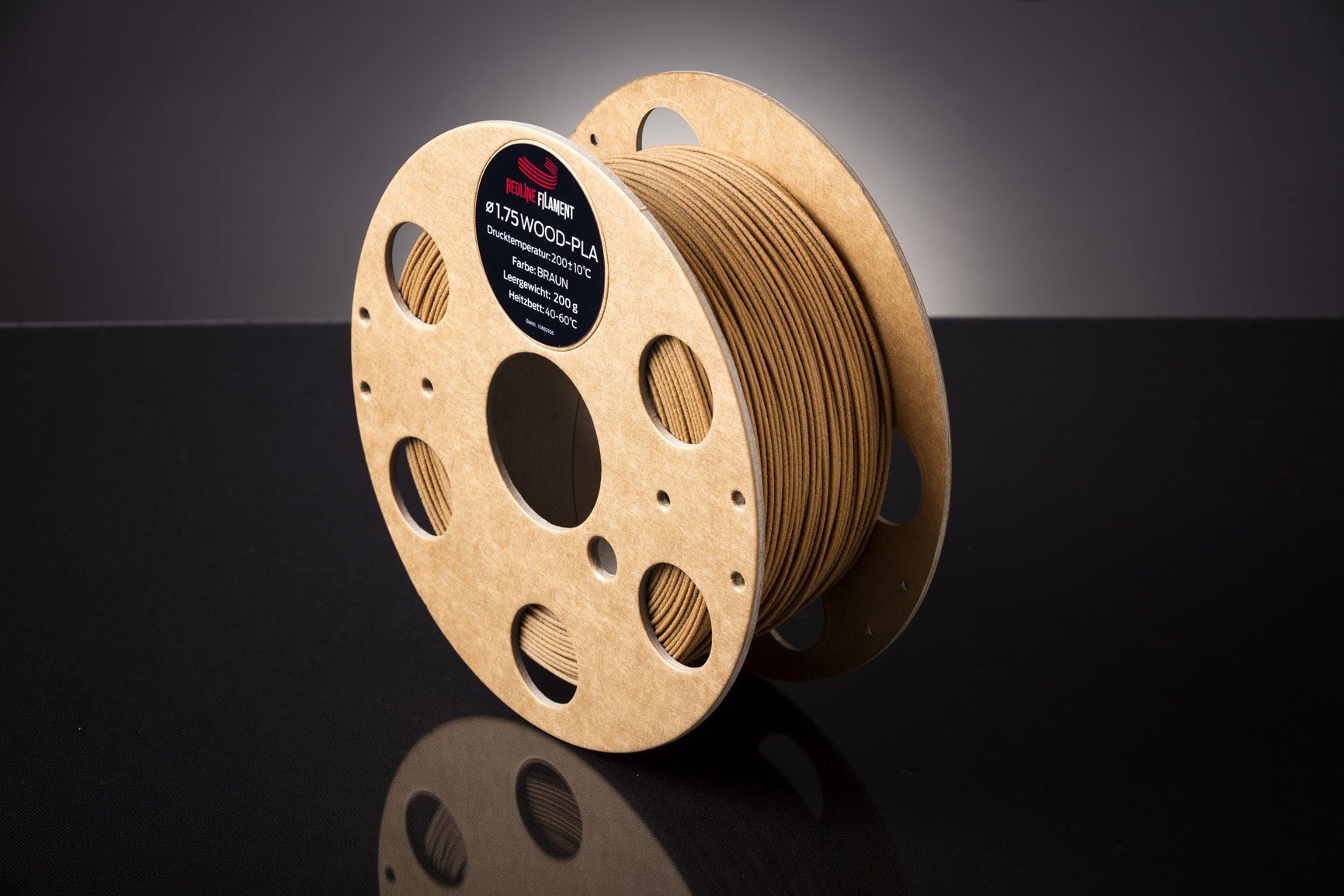 Holz Filament Braun WOOD-PLA FILAMENT REDLINE FILAMENT