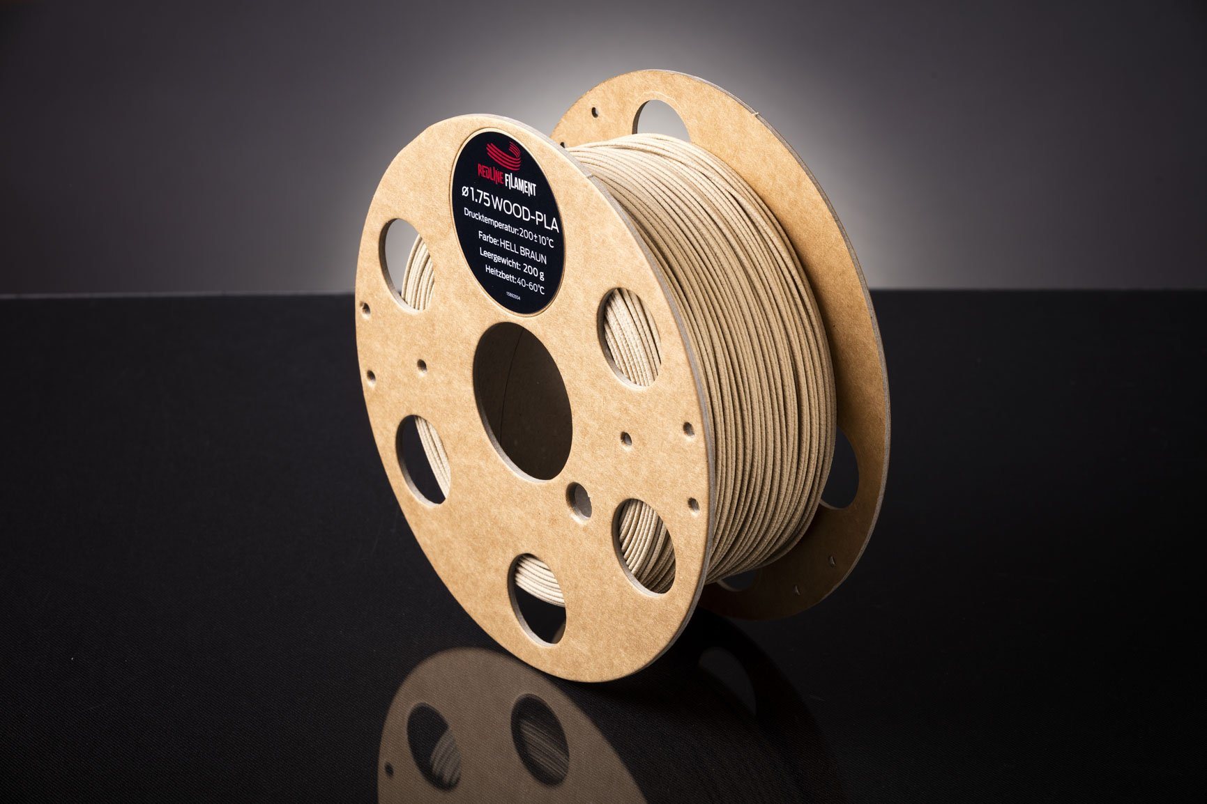 Holz Filament Hellbraun WOOD-PLA FILAMENT REDLINE FILAMENT