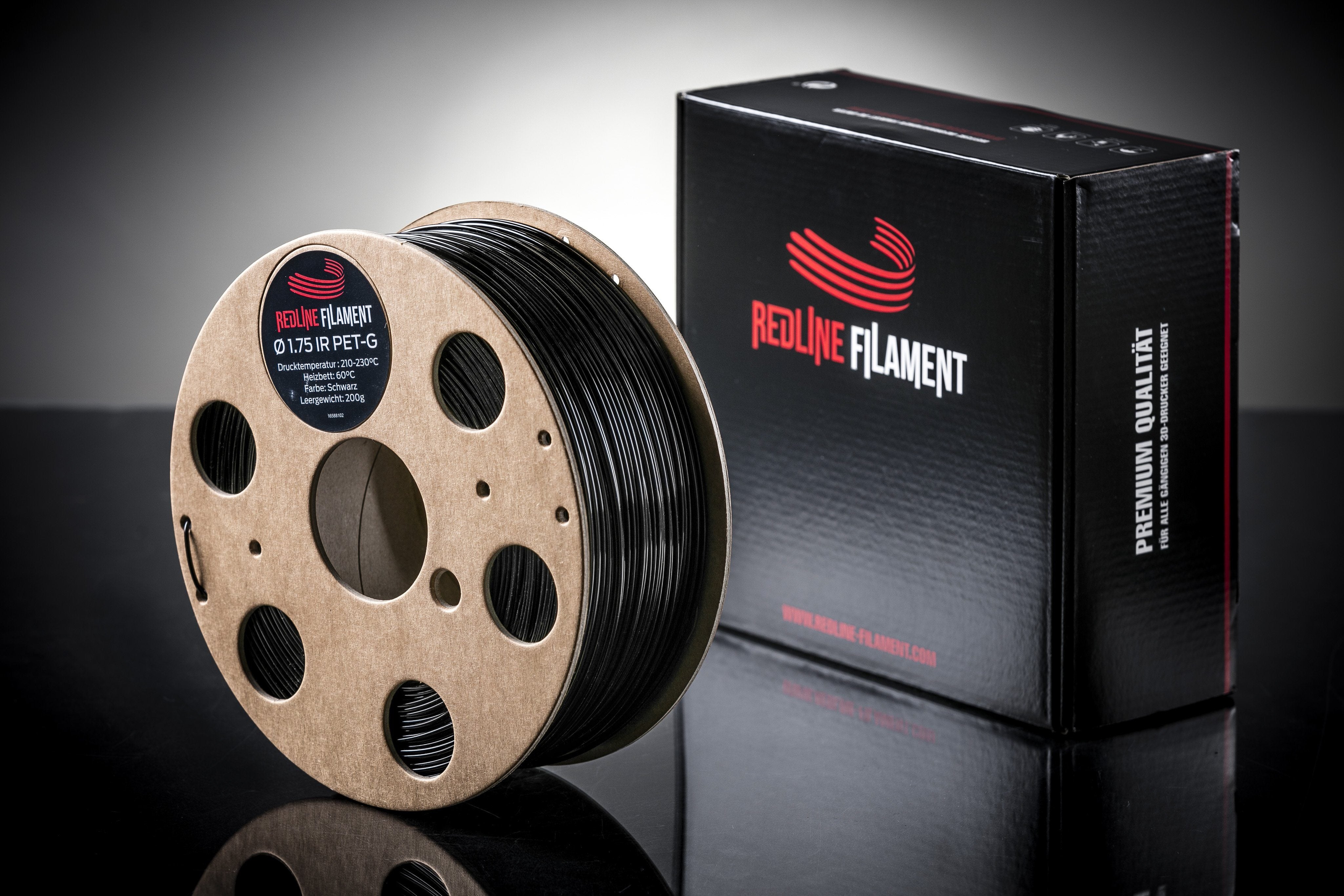 IR-PET-G Schwarz IR-PET-G REDLINE FILAMENT