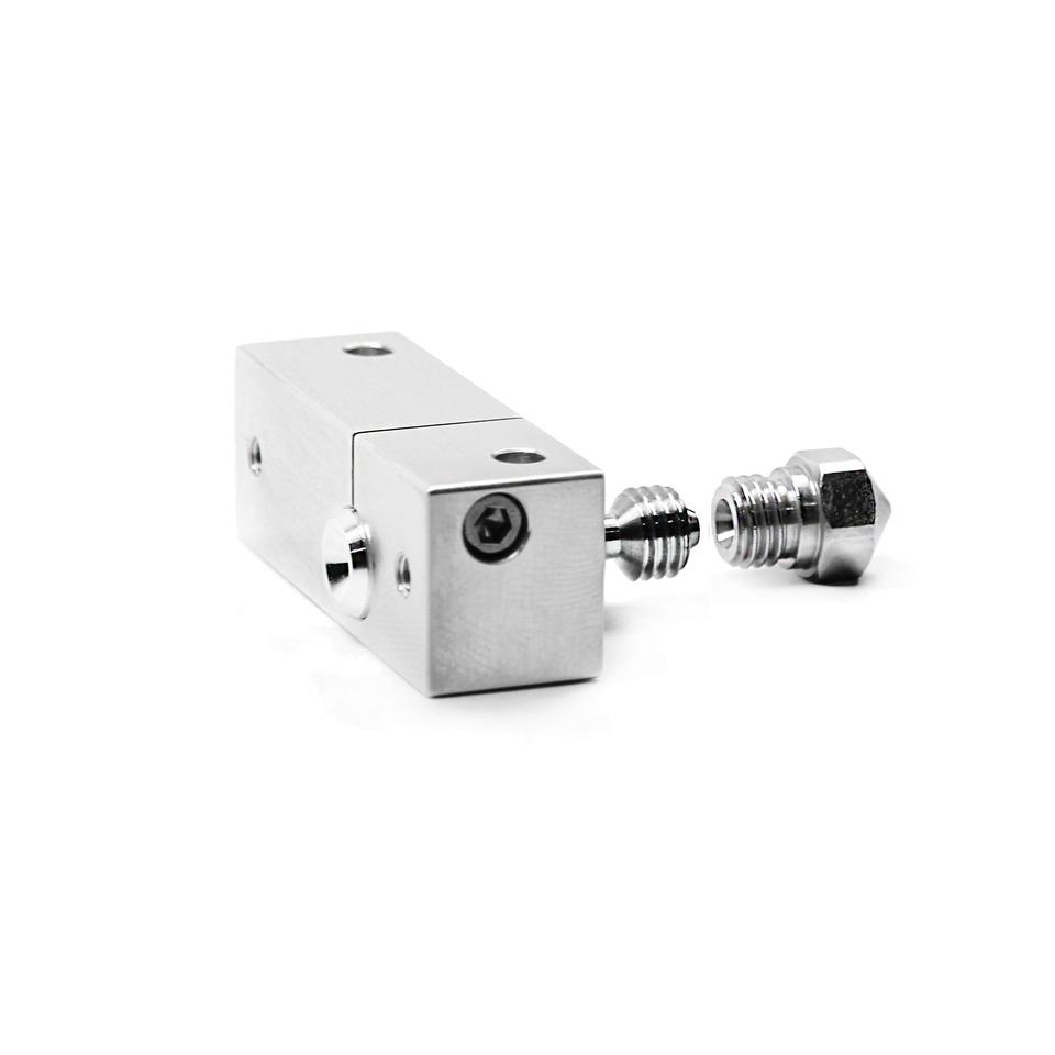 Micro Swiss MK10 All Metal Hotend Kit w/ Slotted Cooling Block for Wanhao i3 Hotend Micro-Swiss