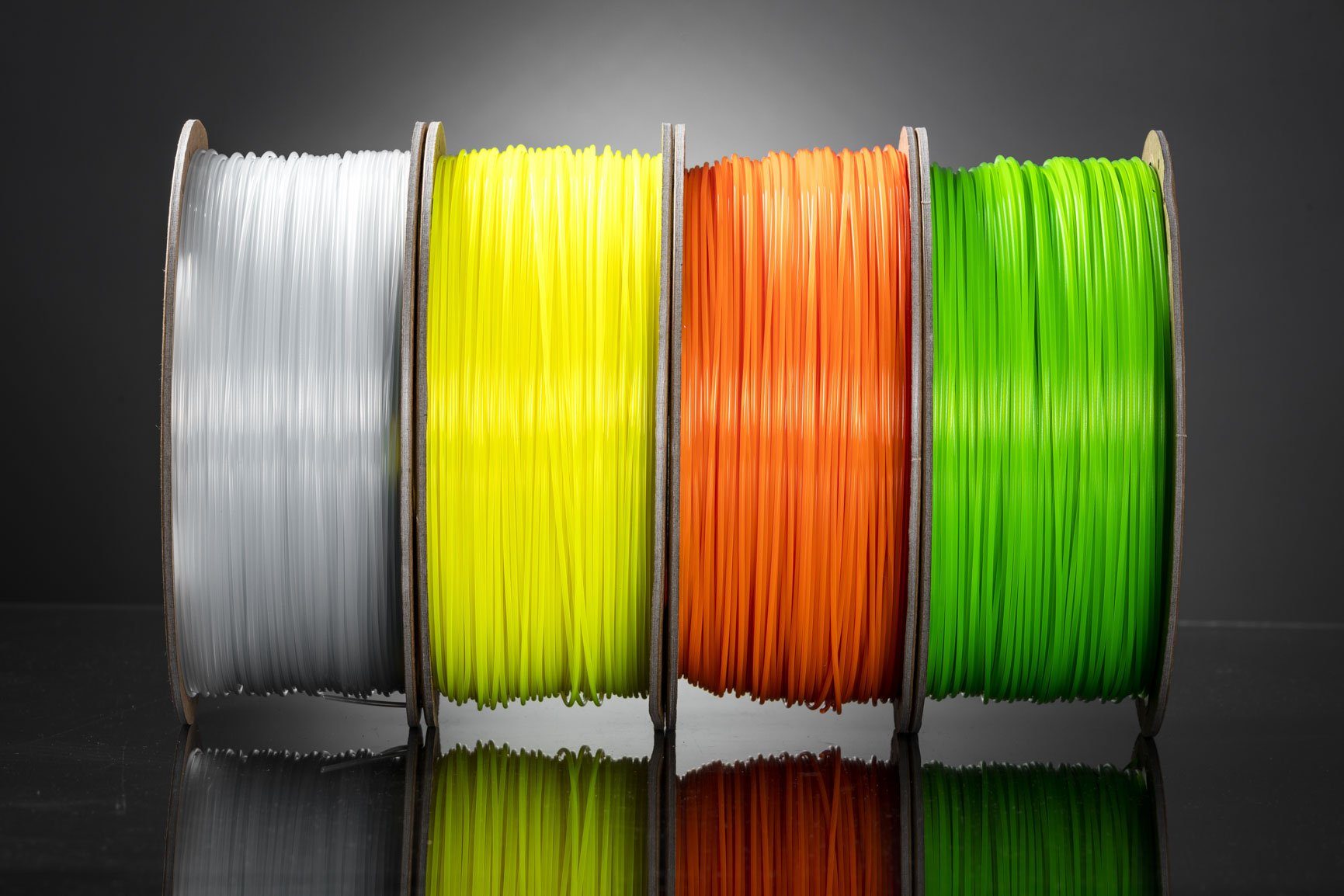 Neon PLA Filament Samples (1,75mm) REDLINE FILAMENT