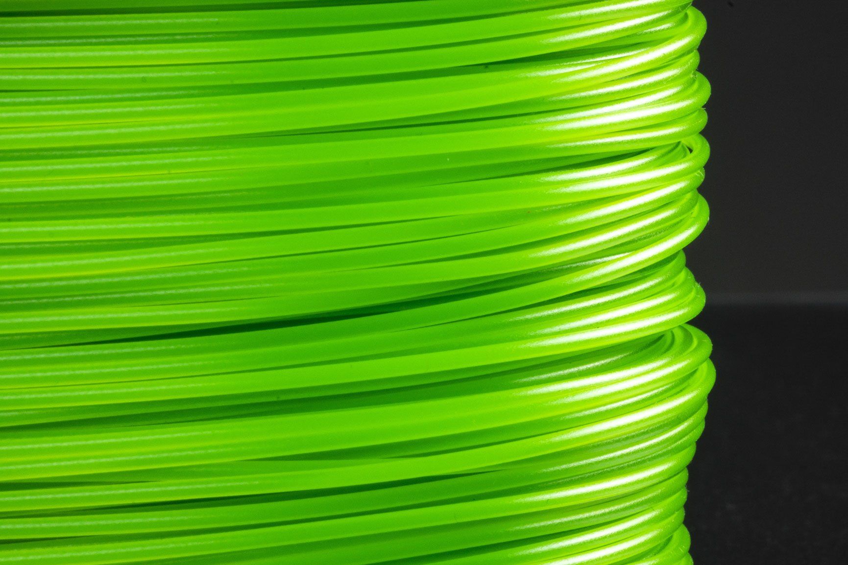 Neon PLA Filament Samples (1,75mm) REDLINE FILAMENT Neon PLA Grün 1.75