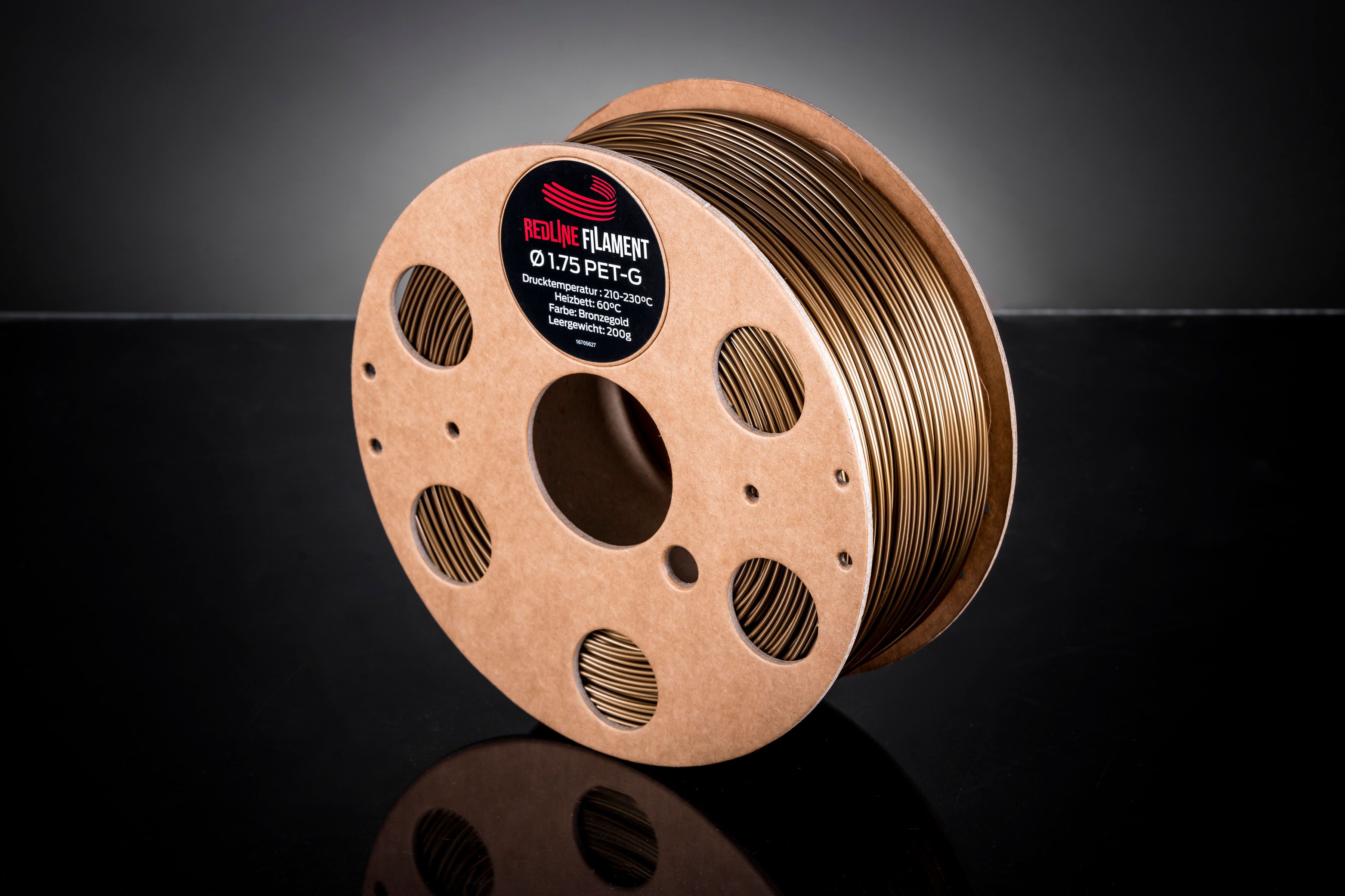 PET-G Bronzegold PET-G REDLINE FILAMENT