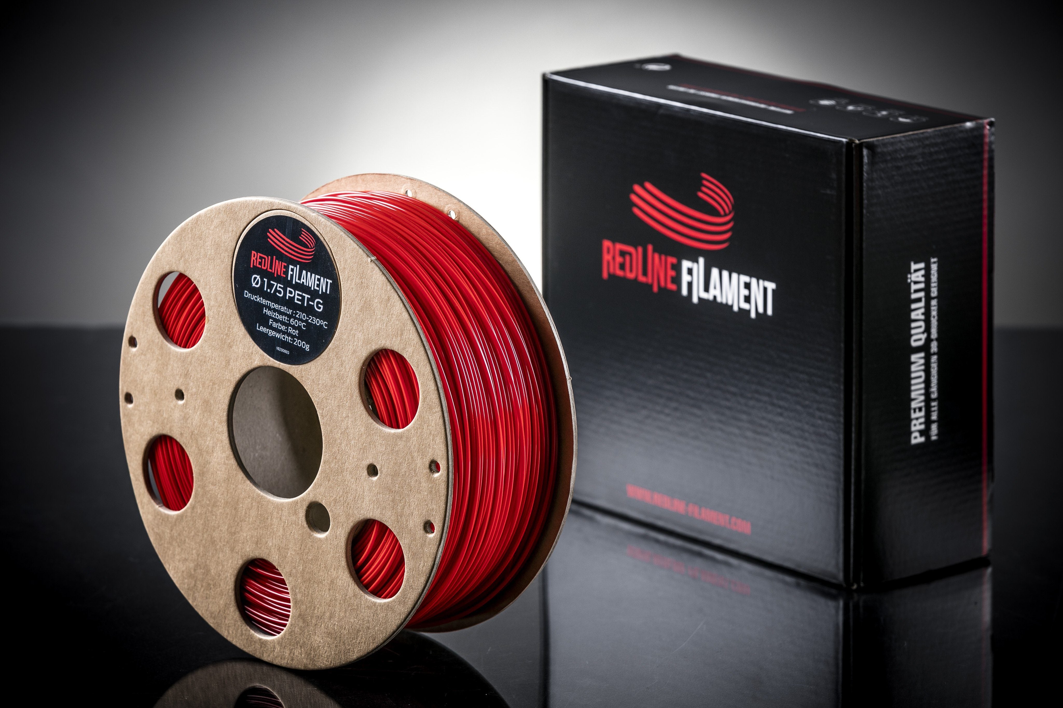 PET-G Filament Rot PET-G REDLINE FILAMENT