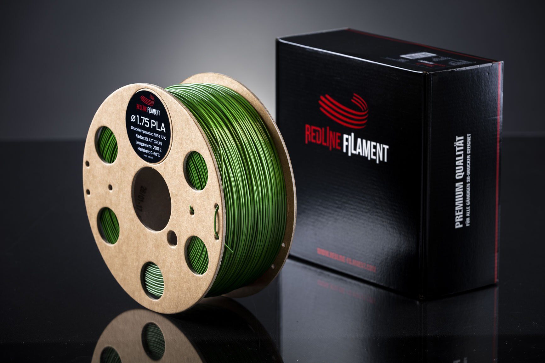 PLA Filament Blattgrün PLA FILAMENT REDLINE FILAMENT