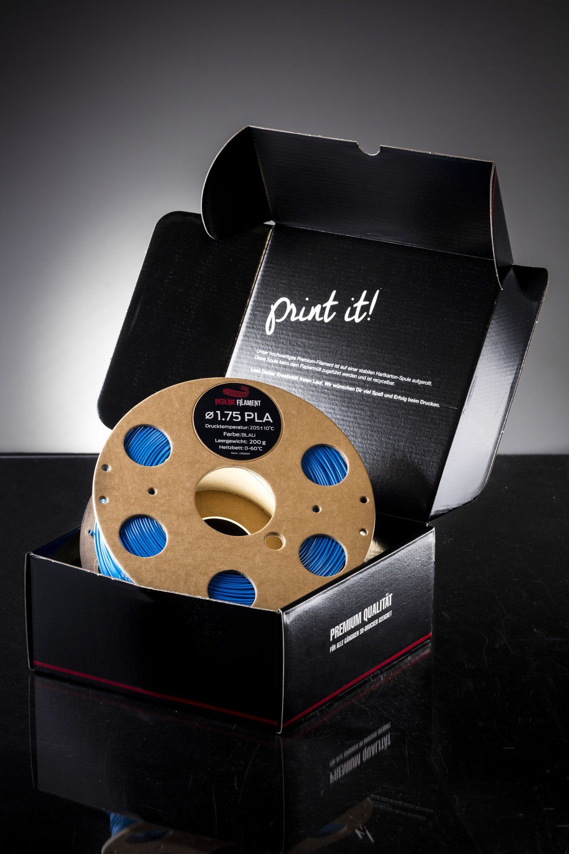 PLA Filament Blau PLA FILAMENT REDLINE FILAMENT