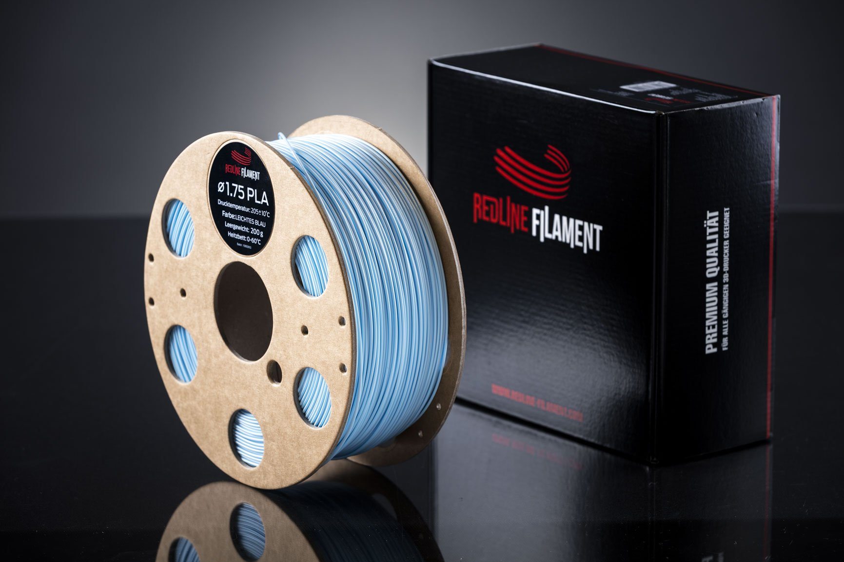 PLA Filament Leichtes Blau PLA FILAMENT REDLINE FILAMENT