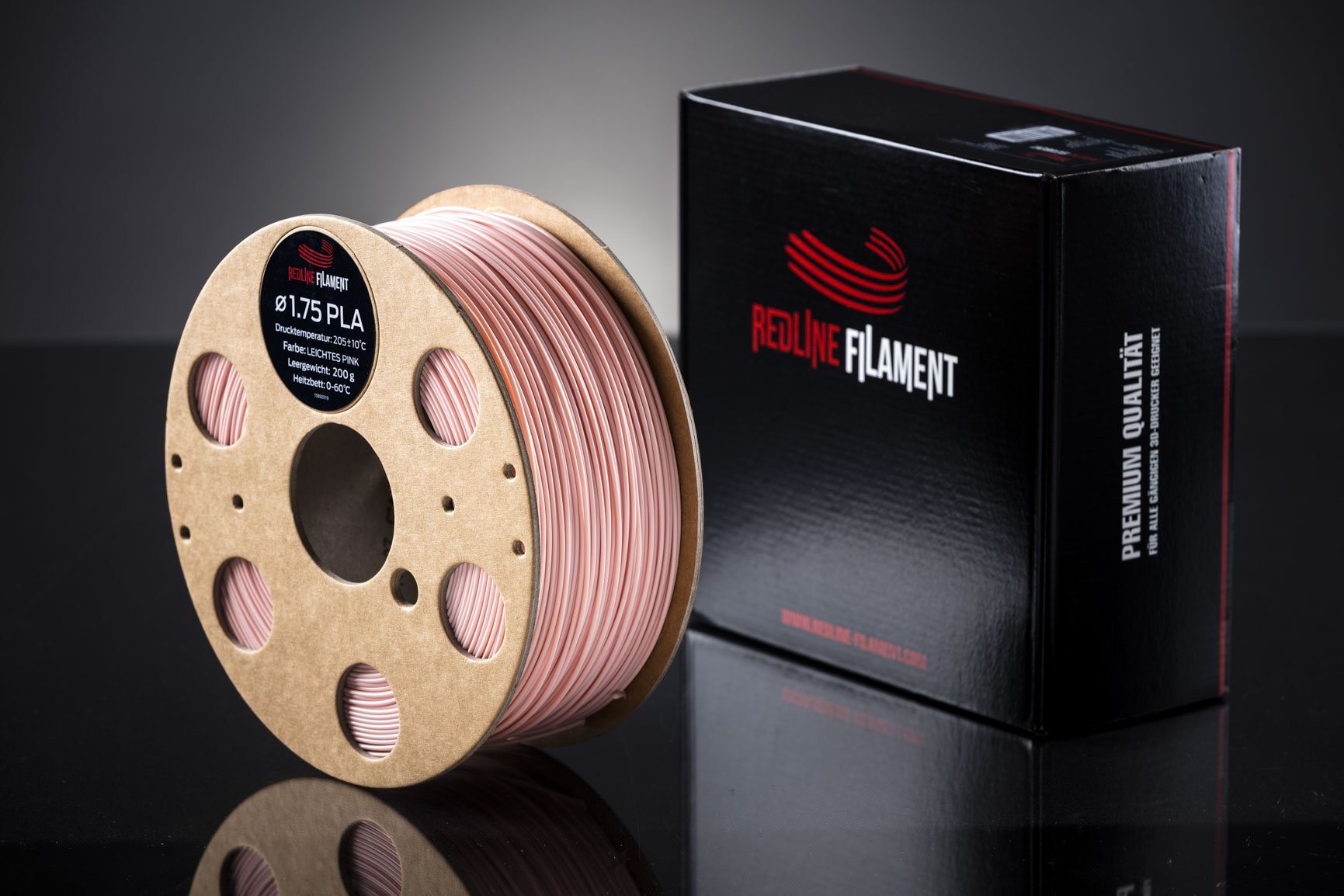 PLA Filament Leichtes Pink PLA FILAMENT REDLINE FILAMENT
