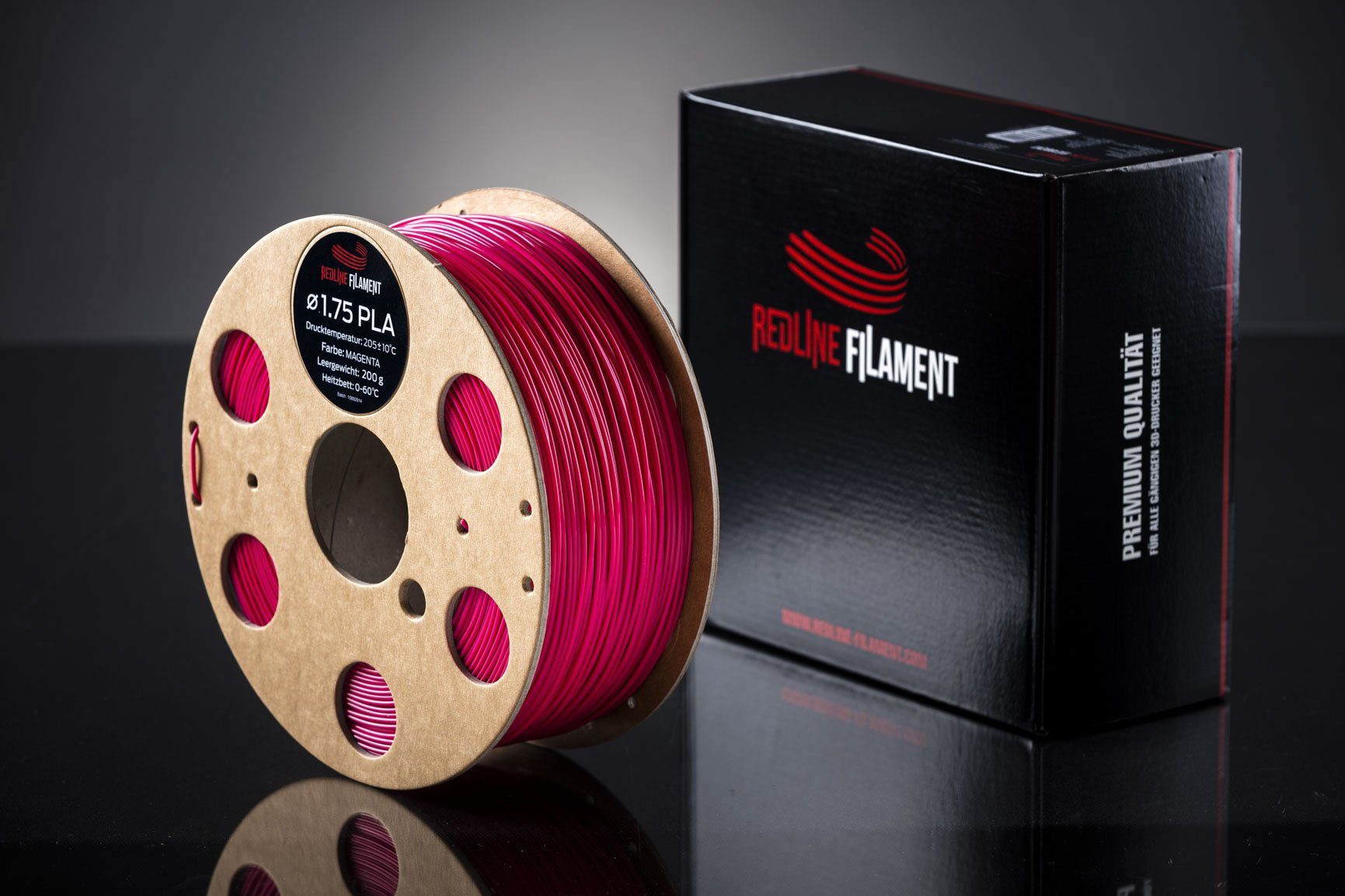 PLA Filament Magenta PLA FILAMENT REDLINE FILAMENT