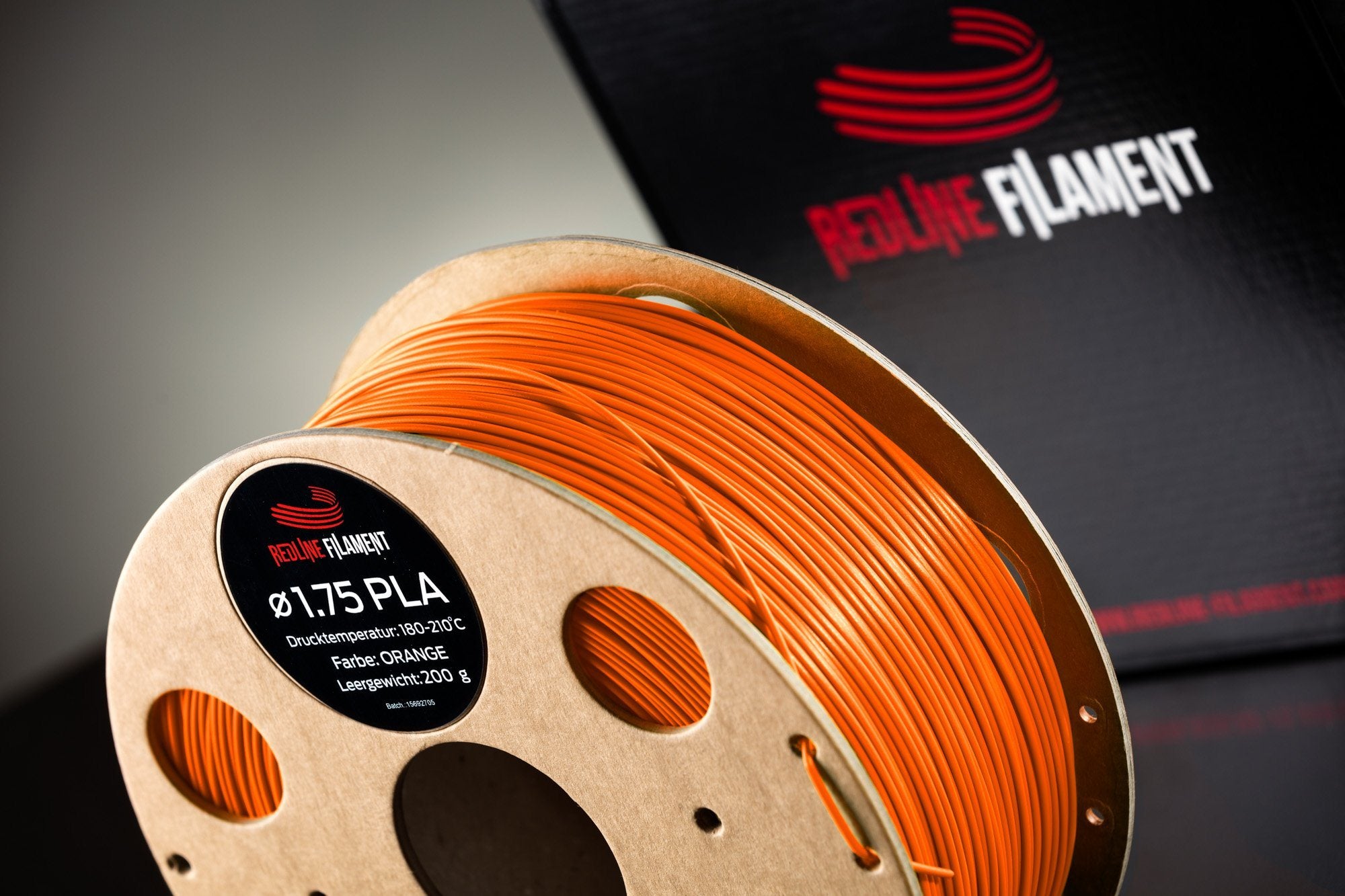 PLA Filament Orange PLA FILAMENT REDLINE FILAMENT