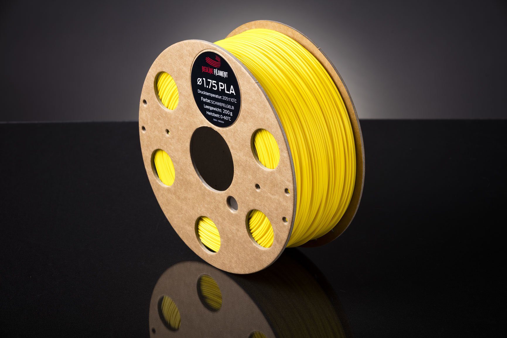 PLA Filament Schwefelgelb PLA FILAMENT REDLINE FILAMENT 1.75 1 kg