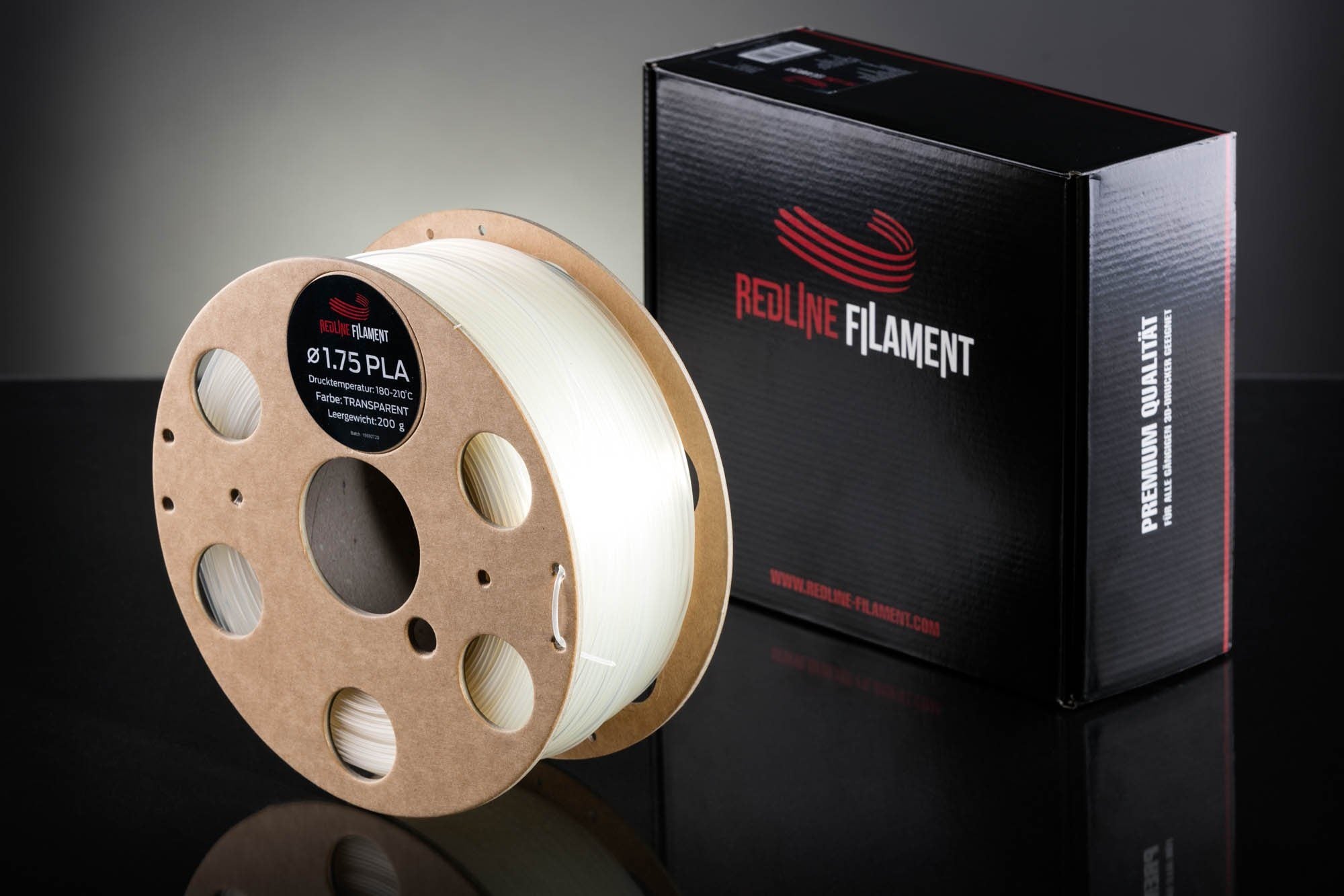 PLA Filament Transparent/Natur PLA FILAMENT REDLINE FILAMENT