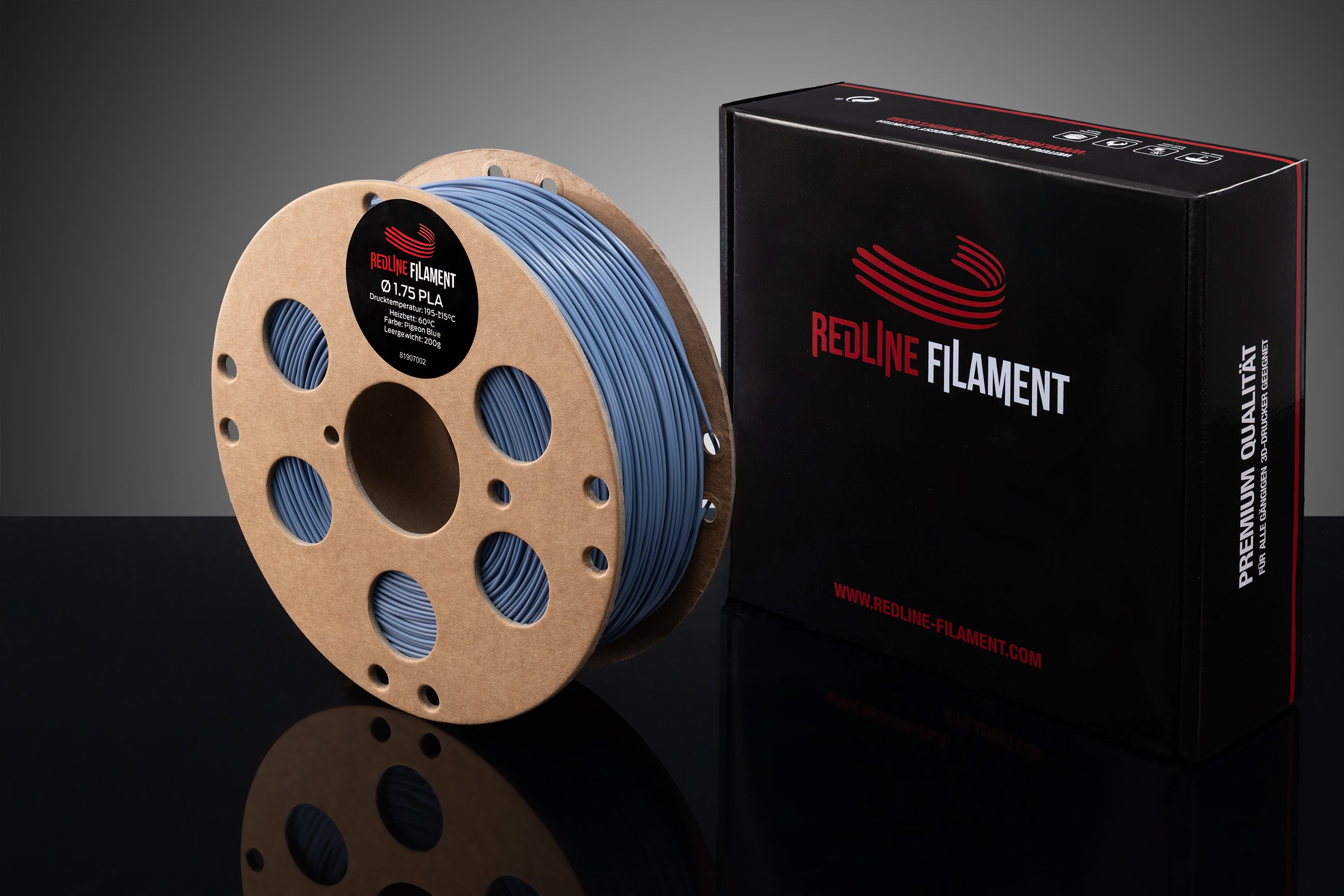 PLA Filament Taubenblau