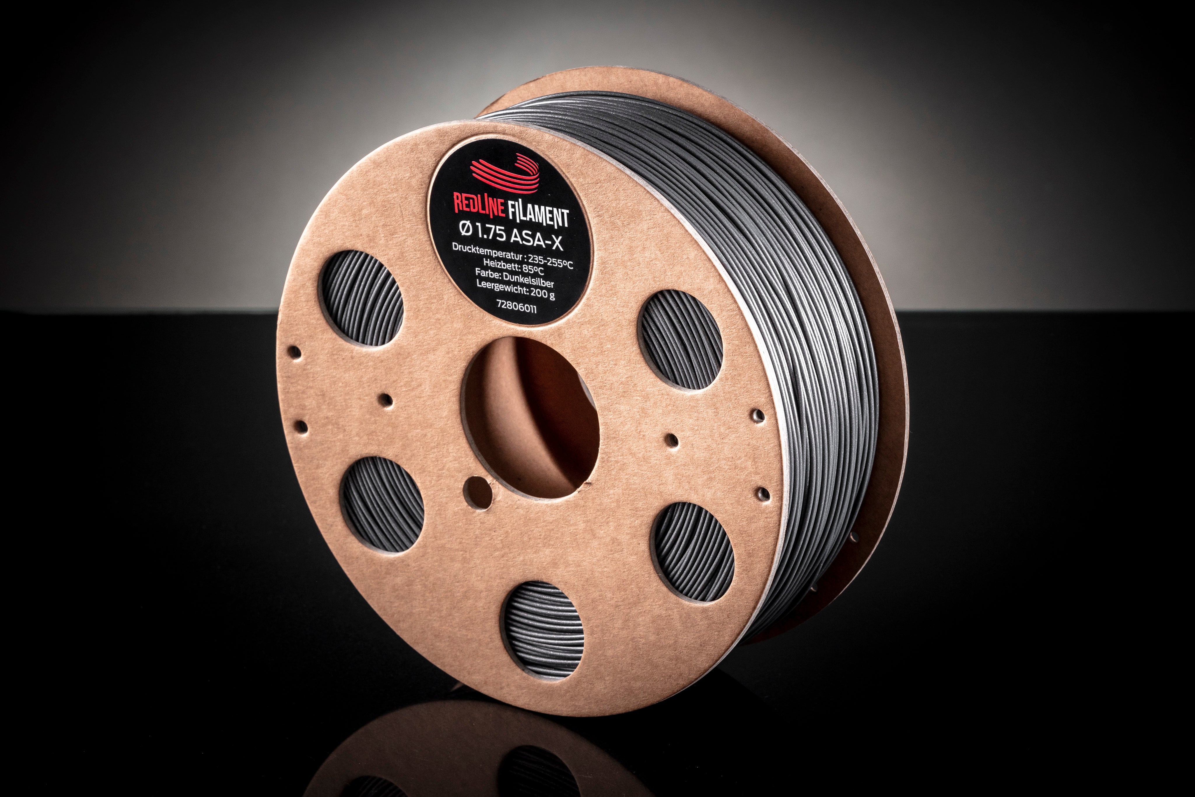 ASA-X Filament Dunkelsilber (1,75mm)