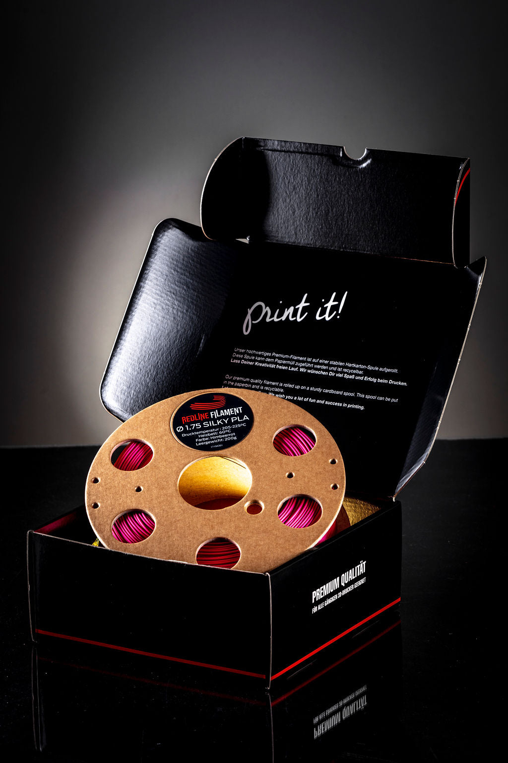 Silky PLA Himbeerrot