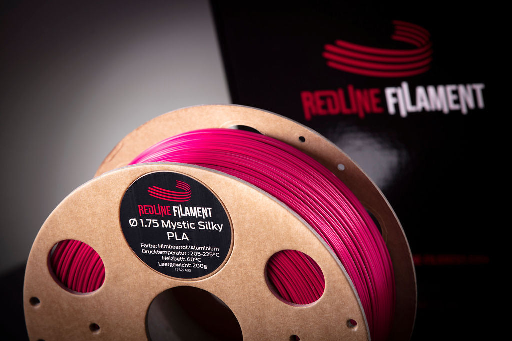 Mystic Silky PLA - Himbeerrot Aluminium