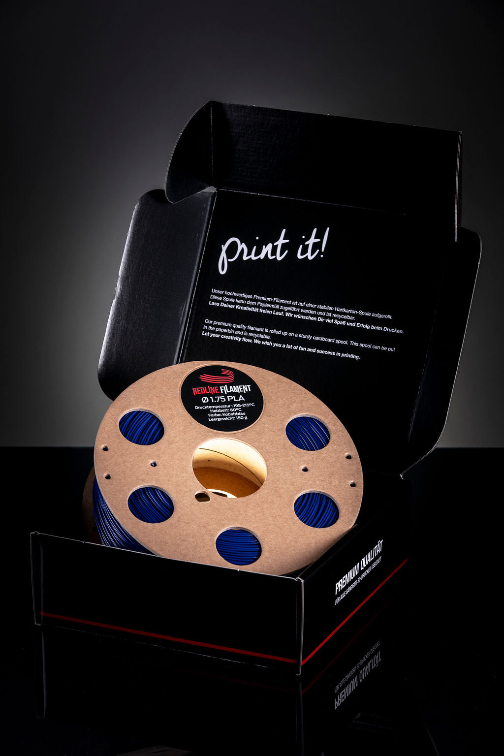 PLA Filament Kobaltblau
