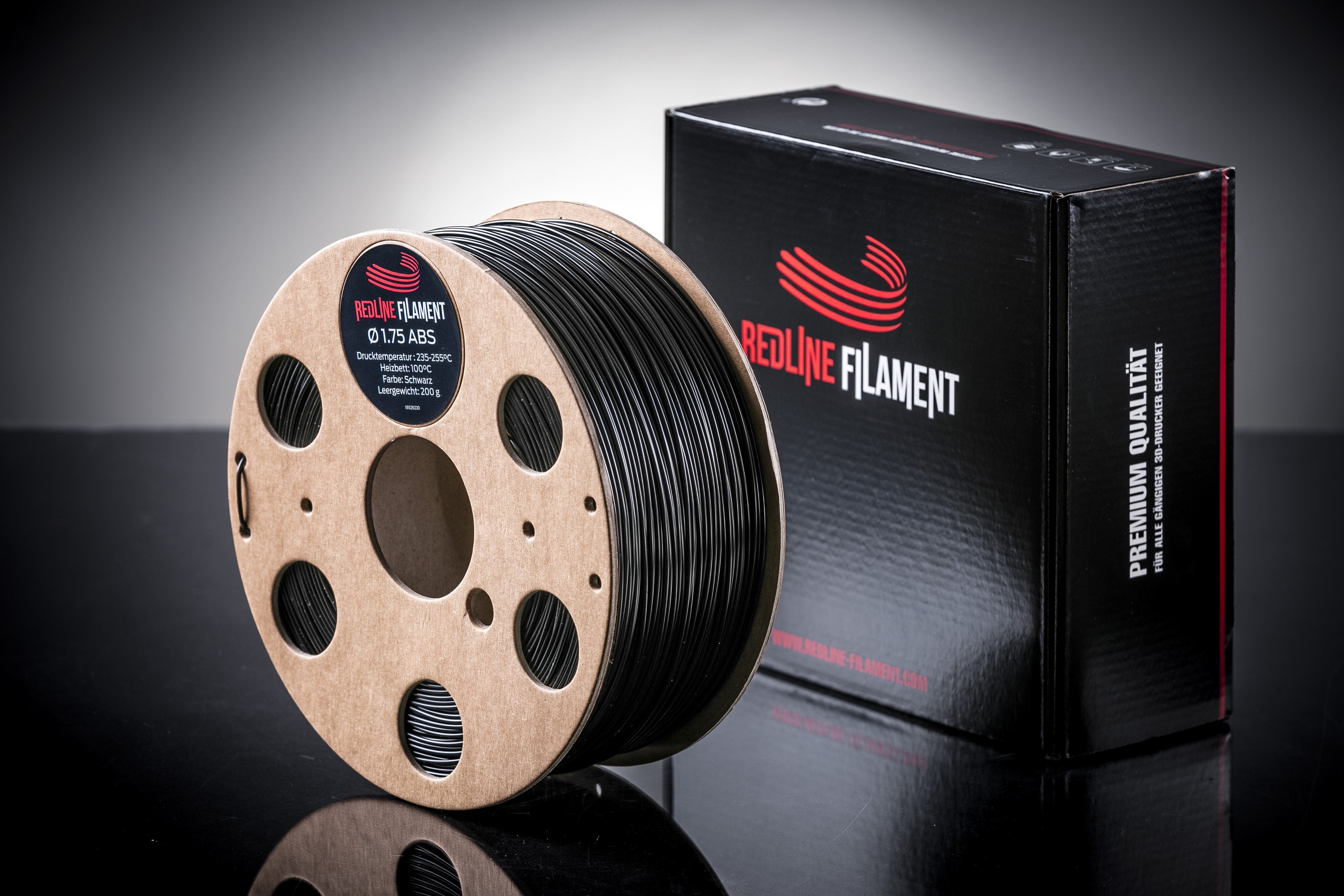ABS Schwarz ABS REDLINE FILAMENT 