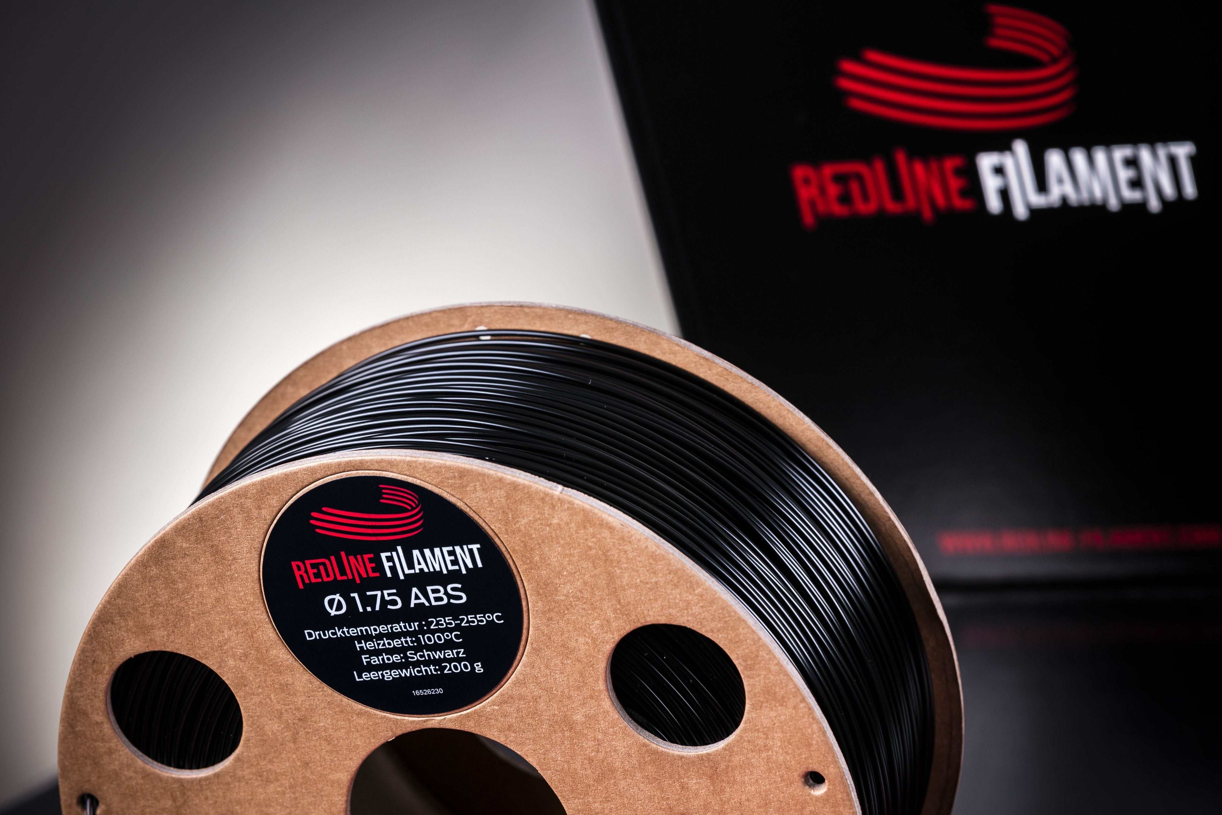 ABS Schwarz ABS REDLINE FILAMENT 