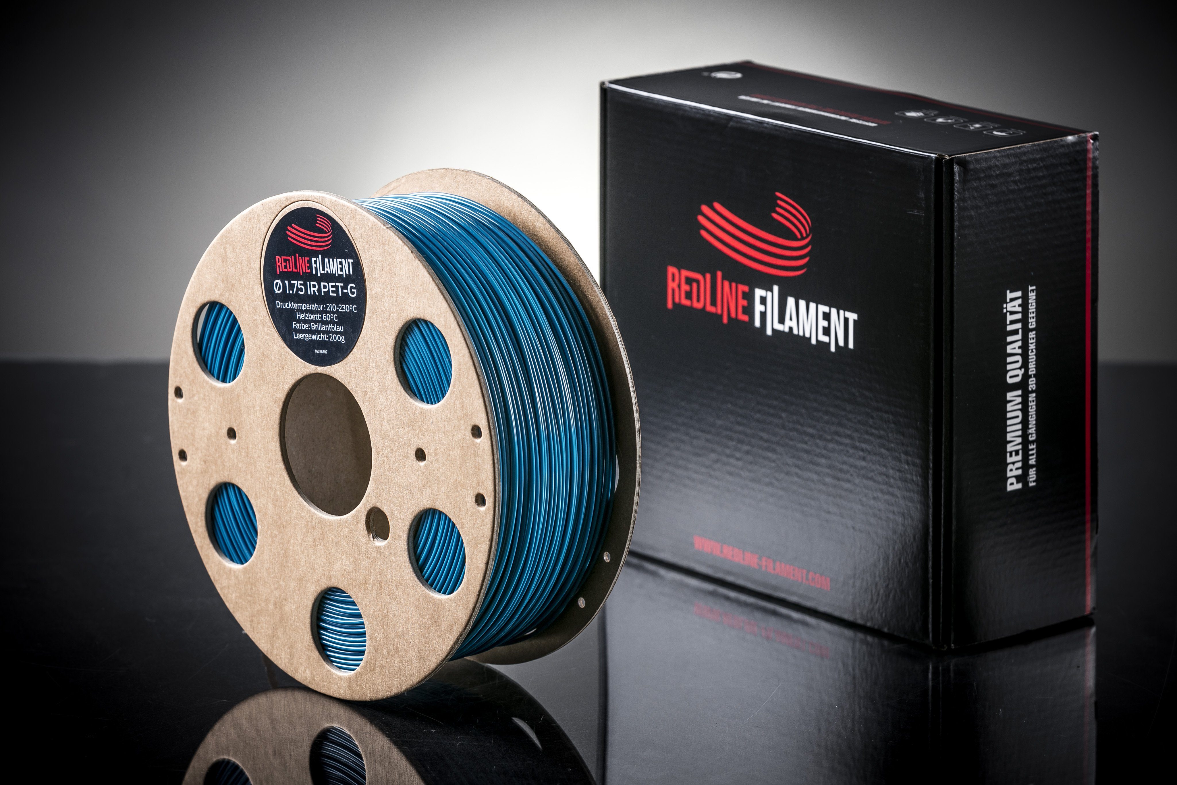 IR-PET-G Brillantblau IR-PET-G REDLINE FILAMENT 