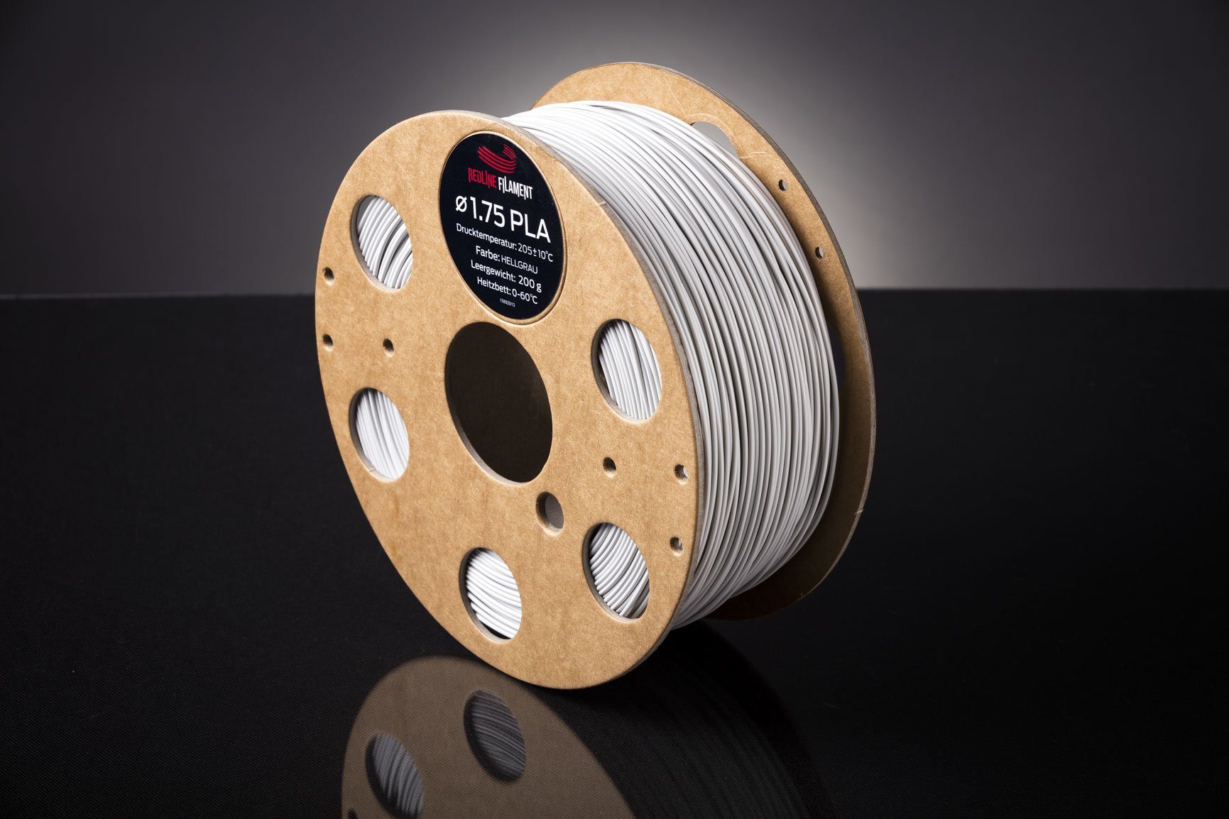 PLA Filament Hellgrau PLA FILAMENT REDLINE FILAMENT 