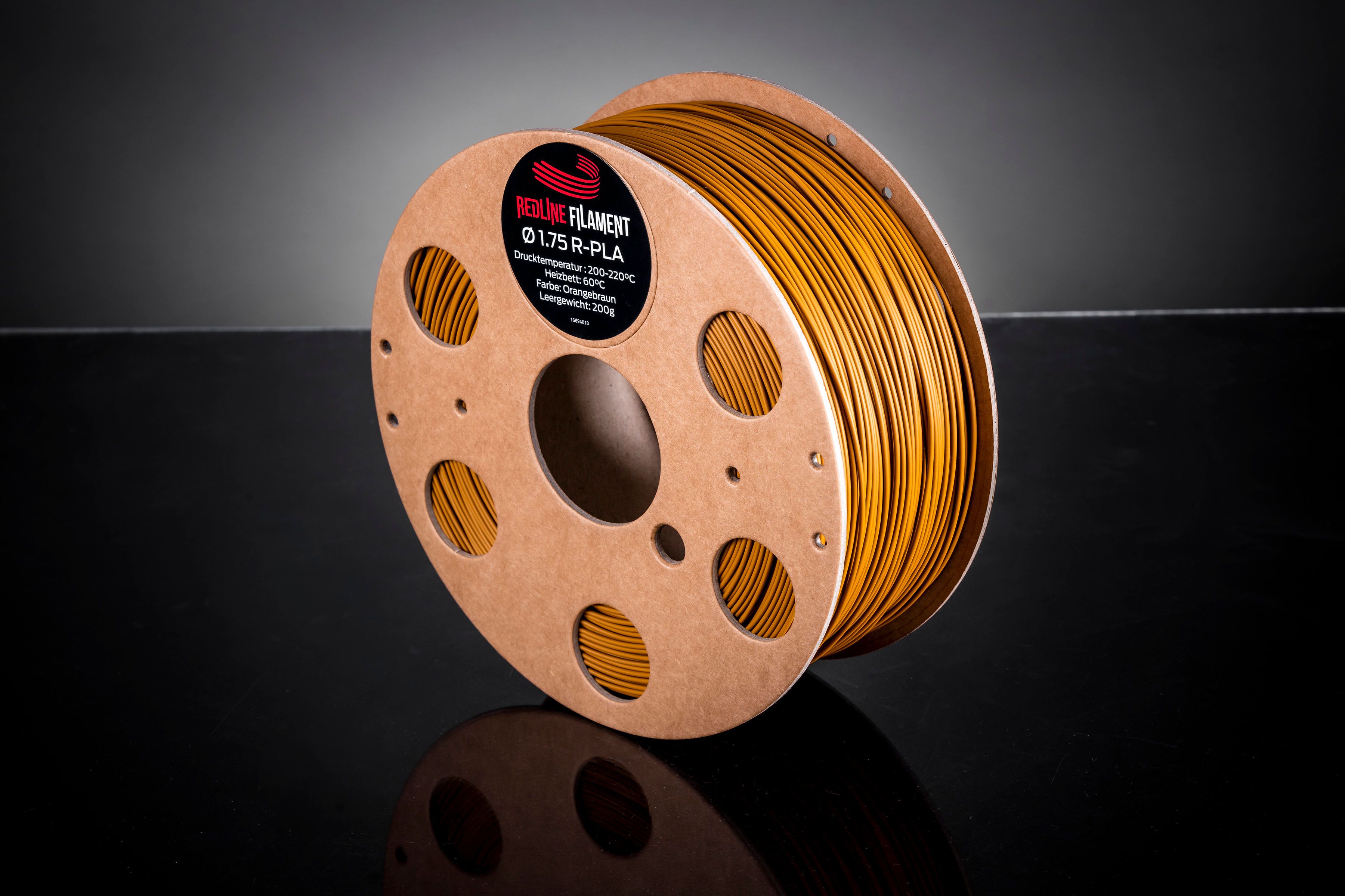 R-PLA Orangebraun REDLINE FILAMENT 