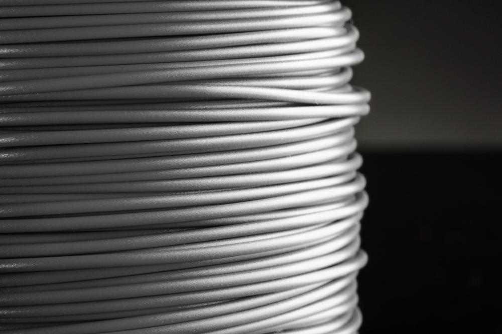 Sale 2,85mm PLA PLA FILAMENT REDLINE FILAMENT Silber 